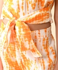 Coller Neck Half Sleeve Full Length Co-Ord Sets
