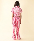 Coller Neck Half Sleeve Full Length Co-Ord Sets