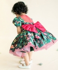 Jungle Printed Flared Dress