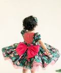 Jungle Printed Flared Dress