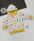 White Base With Aop Sweatshirt