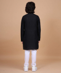 Interspersed Striped Kantha Kurta