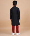 The Pintucked Butti Loop Button Kurta