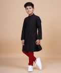 The Pintucked Butti Loop Button Kurta