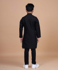 Geometrical Stitch Line Textured Kurta