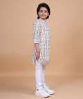 The Linear Print Short Kurta