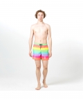 Rainbow Stripes Fun In The Sun Shorts