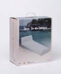 Pearl Color Inflatable Luxe Lounger Casa Blanca