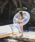 Transparent Inflatable Pool Ring Glitter