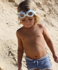 Mini Swim Goggles For Kids Shark Tribe Khaki
