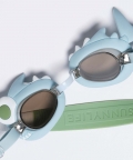 Mini Swim Goggles For Kids Shark Tribe Khaki