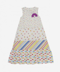 Sail Away Dress Multi-Coloured Squares, Bulbs, Stripes And Semi-Circles