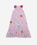 Sail Away Dress Striped Pink And Stars