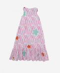 Sail Away Dress Striped Pink And Stars
