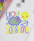 Personalised You Are My Sunshine - Tshirt And Mat Set - 2-4 Years
