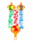 Little Fingers Cute Animal Rollers(Set Of 3)