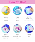 Mermaid DIY Pouring Canvas Art Set