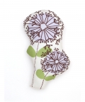 The Pretty Puffballs Shaped Cushion