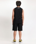 Sidrock Cotton Spandex Co-ord Set For Boys