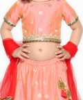Gold & Red Festive Lehenga Choli