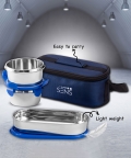 Pristine  Lunch Box 350 ML- 2 And 500 ML -1 BOWL