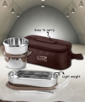 Pristine  Lunch Box 350 ML- 2 And 500 ML -1 BOWL
