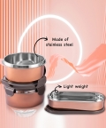 Pristine C Lunch Box 350 ML- 2 + 500 ML -1 BOWL