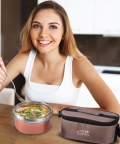 Pristine C Lunch Box 350 ML- 2 + 500 ML -1 BOWL