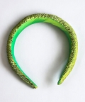 Sequin Embroidered Hairband - Xmas Green