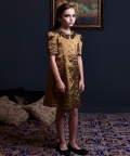 Collar Detail Princess Seam V Dress