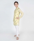 Dragon Fly Buta Embroidered Kurta 