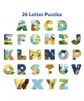 The Animal Alphabet,Fun & Educational 52 Piece Jigsaw Puzzle