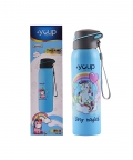 Sky Blue Color Unicorn Kids Sipper Bottle Gypsy - 500 Ml