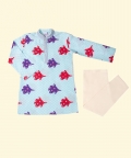 Sky Blue Hand Block Printed Kurta Set
