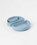 Miniware Silifold Foldable Suction base Plate Chicory Blue