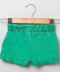 Bottle Green Twill Shorts - Bottle Green