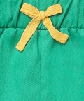 Bottle Green Twill Shorts - Bottle Green