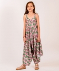 Moss Green Palazzo Jumpsuit Kids
