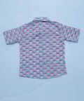 Boys Lotus block Print Shirt
