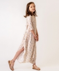Moonshine Cream Dhoti Jumpsuit Kids