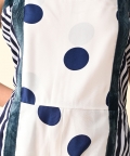 Square Neck Sleeve Less Striped 
Full Length Jumpsuit