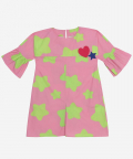 Sugar Rush Dress Pink And Green Stars