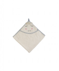 Organic Terry, Hooded Unicorn Towel