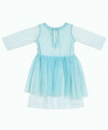 Side Gather Over Dress Co-ord Powder Blue