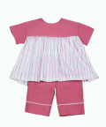 Gather Top Co-ord Dusty Rose