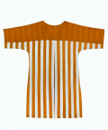 V Neck Kaftan Mustard Stripe