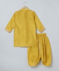 Boys Full Gotta Work Raw Silk Kurta Dhoti