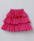 Lotus Hand Pearl And Beads Banglore Three Tired Skirt & Top