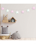 Star Bunting - Pink