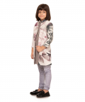 Multicolor sherwani with kurta set